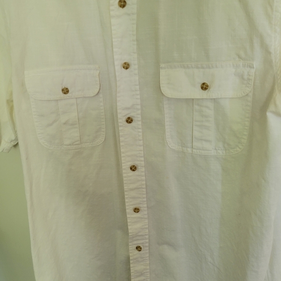 Mens Covington 100%Cotton Short Sleeve Summer Shirt L - Picture 4 of 6